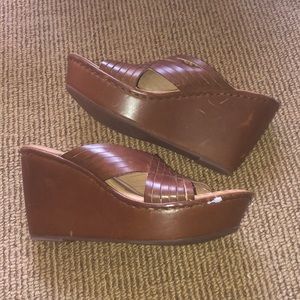 Born braided wedge sandals-NEW WOT